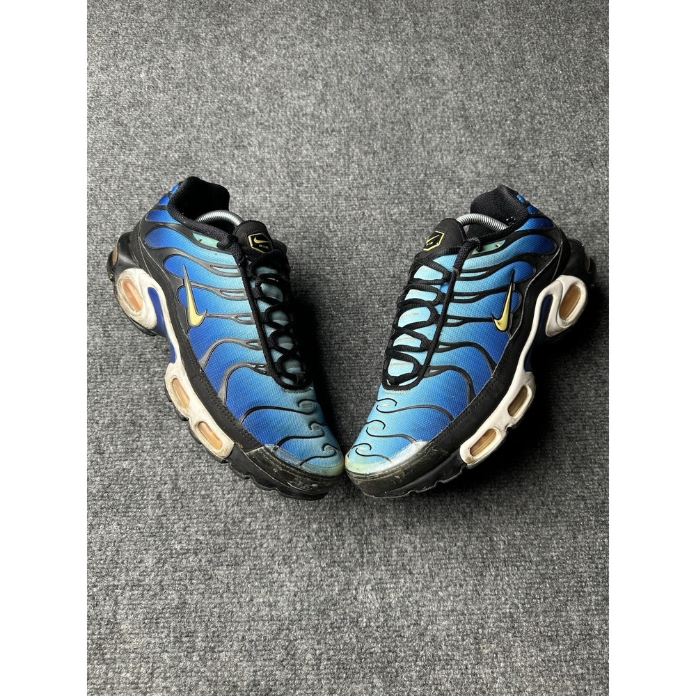 Mens Sneakers Nike Air Max Plus TN‎ Hyper Blue Black Gradient, Size US 10.5